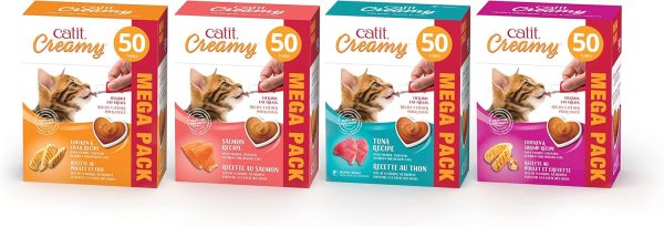 Salmon Lickable Cat Treats Hagen Tubes Pet Supplies-5