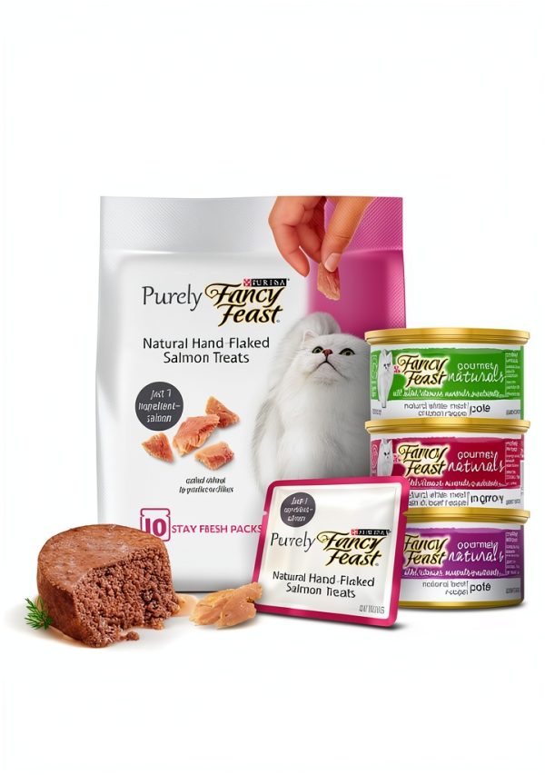 Fancy Feast Salmon Cat Treats Purina Tender Snacks-6