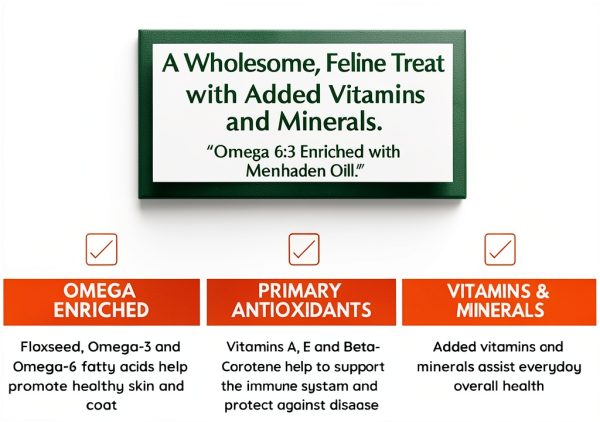 Bench Field Holistic Cat Treats Omega Enriched Low Calorie-5