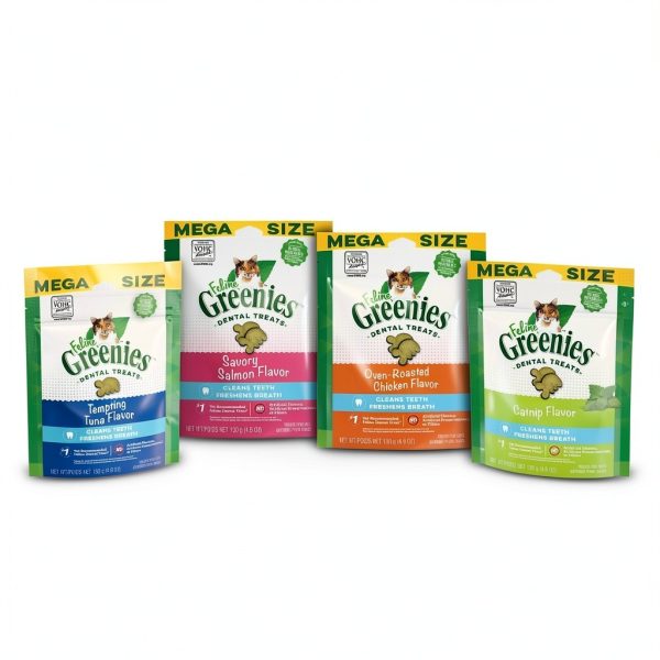 Feline Greenies Dental Cat Treats Tuna Flavor Adult Cats-7