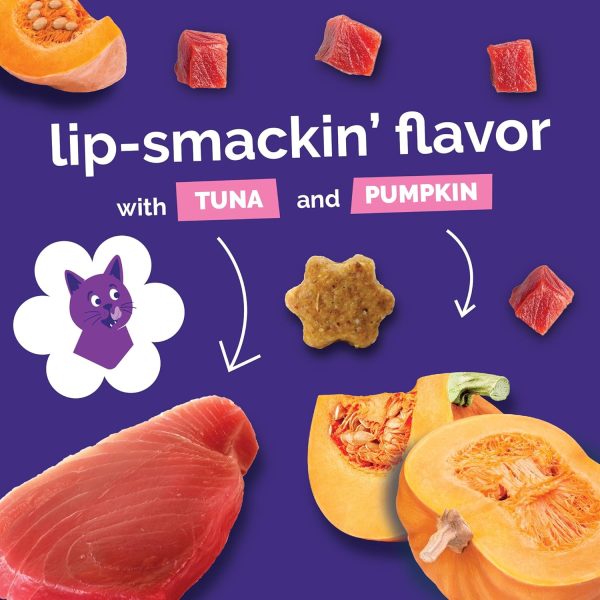 Fruitables Cat Treats Tuna Pumpkin Low Calorie Crunchy-6