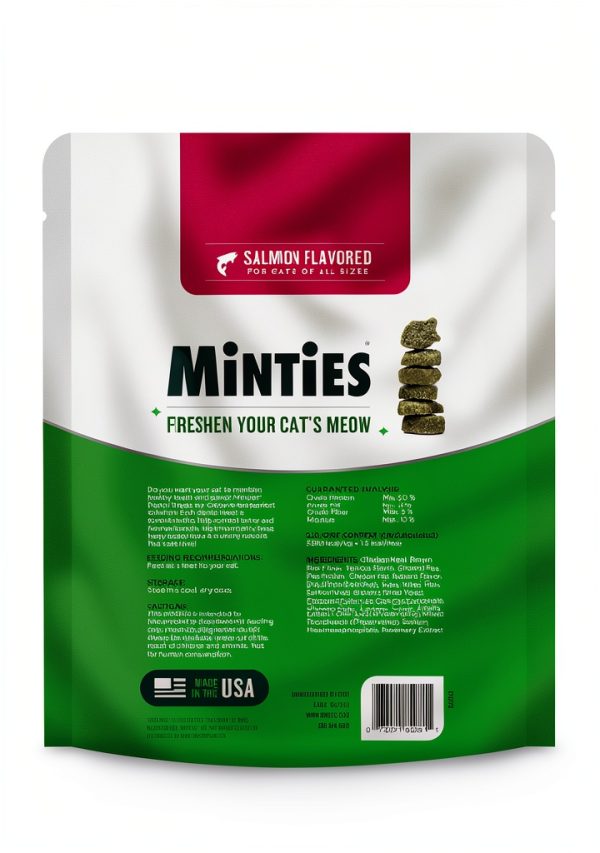 Minties Dental Treats for Cats Clean Teeth Freshen Breath-7