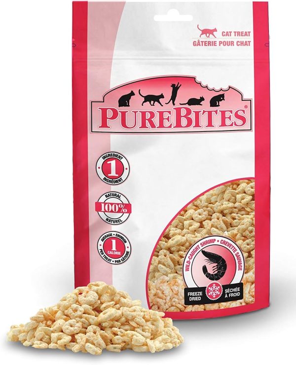 Purebites Shrimp Cat Treats Freeze Dried Natural Ingredient-0