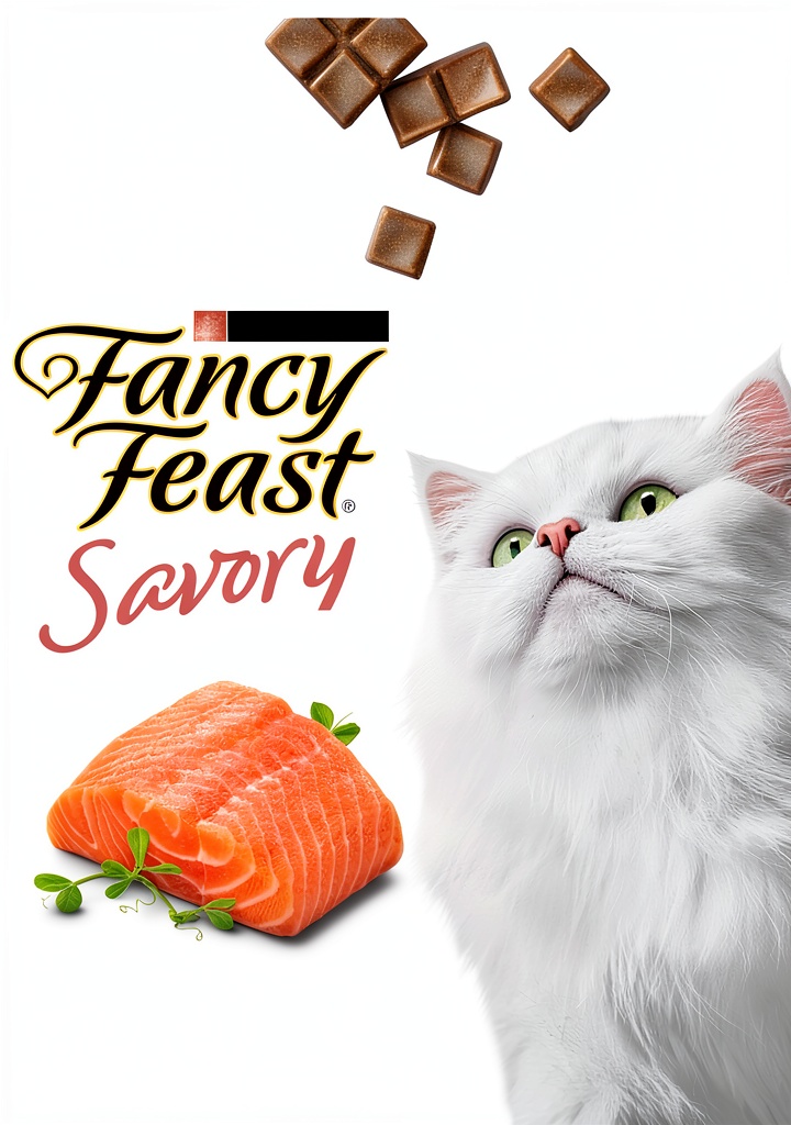 Fancy Feast Salmon Cat Treats in recyclable packaging