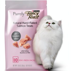 Salmon Cat Treats Purina Hand Flaked Real Fish-0