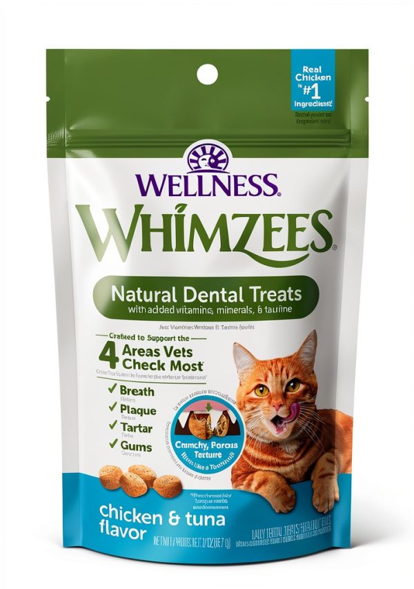Wellness Cat Dental Treats Natural Toothbrush for Adult Cats-0