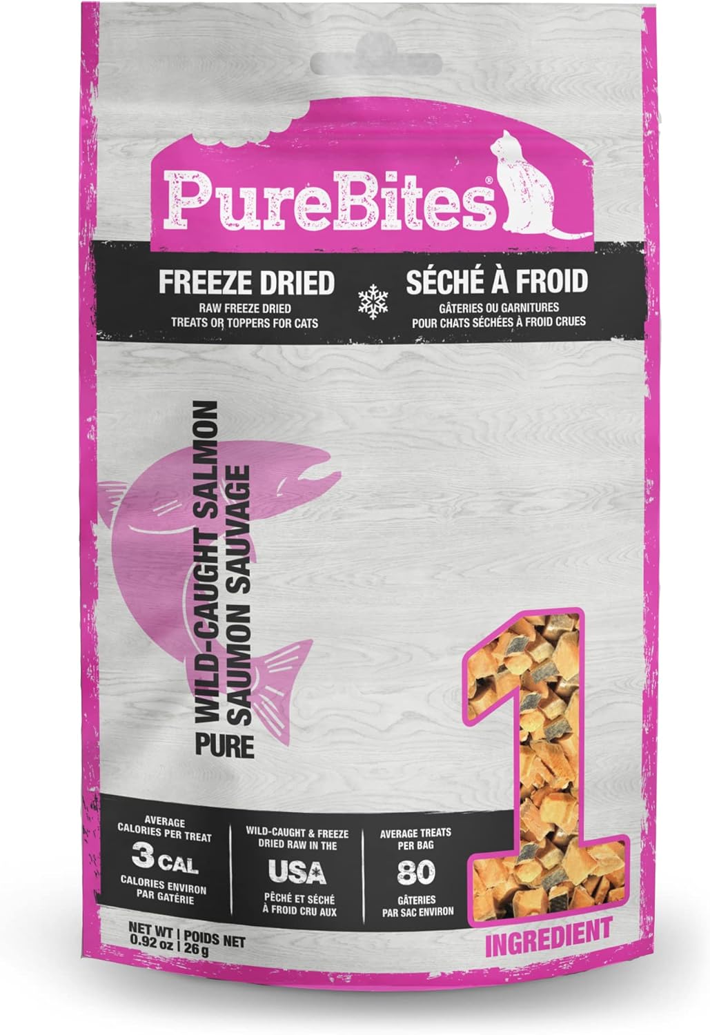 PureBites cat treats in assorted sizes and colors