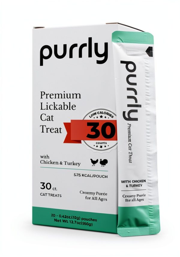 Purrly Cat Treats Human Grade Protein Low Calorie-0