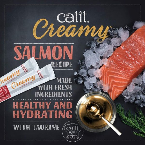 Salmon Lickable Cat Treats Hagen Tubes Pet Supplies-2