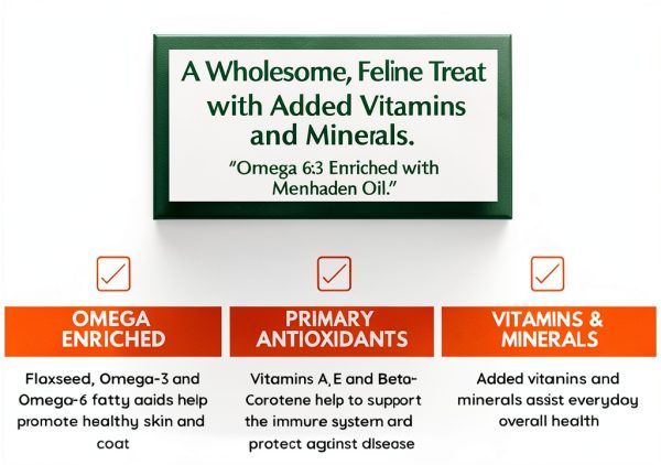 Bench Field Holistic Cat Treats Omega Enriched Low Calorie-5