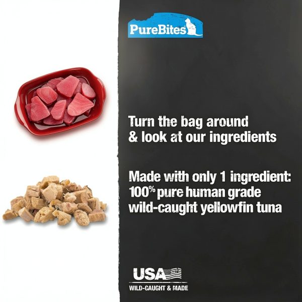 PureBites Tuna Cat Treats 100 Natural High Protein-3