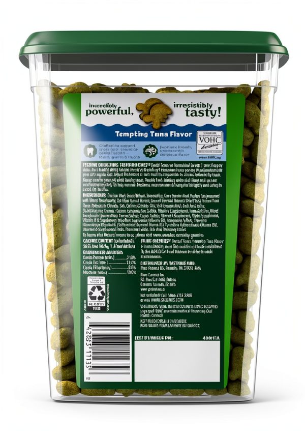 Feline Greenies Dental Cat Treats Tuna Flavor Adult Cats-8
