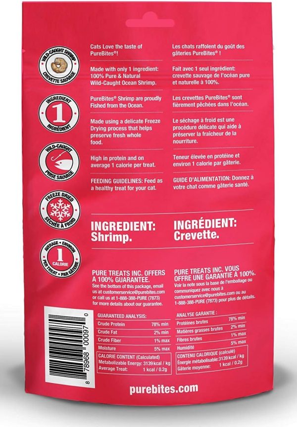 Purebites Shrimp Cat Treats Freeze Dried Natural Ingredient-1