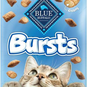 BLUE Bursts Cat Treats Real Chicken Crunchy Creamy-0