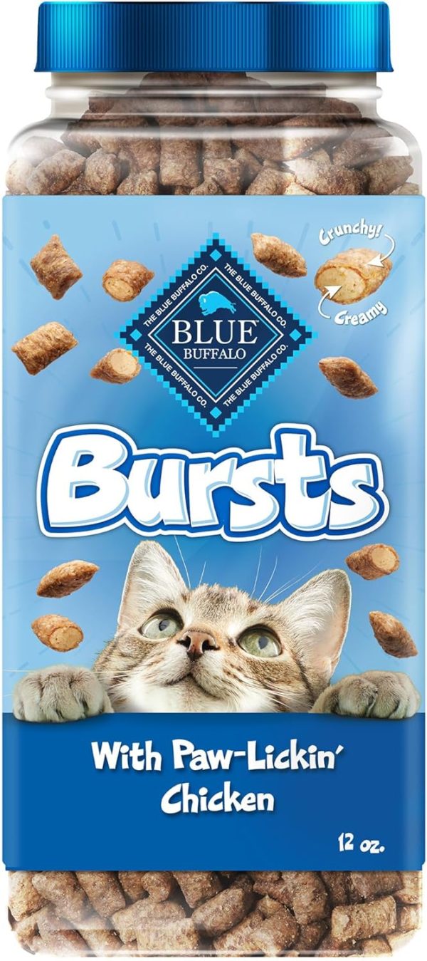 BLUE Bursts Cat Treats Real Chicken Crunchy Creamy-0