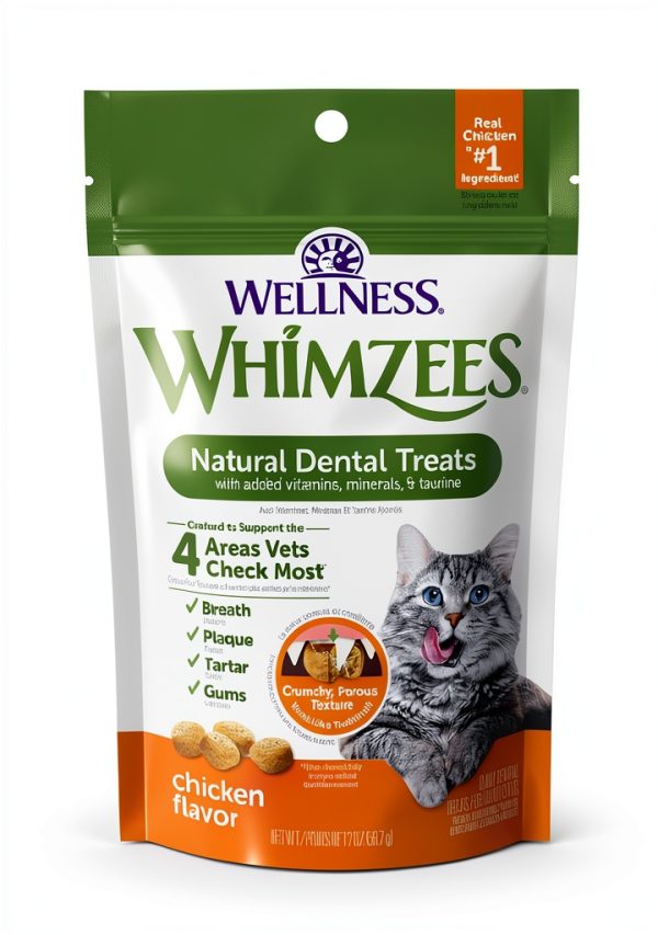 Wellness Cat Dental Treats Natural Toothbrush for Cats-0