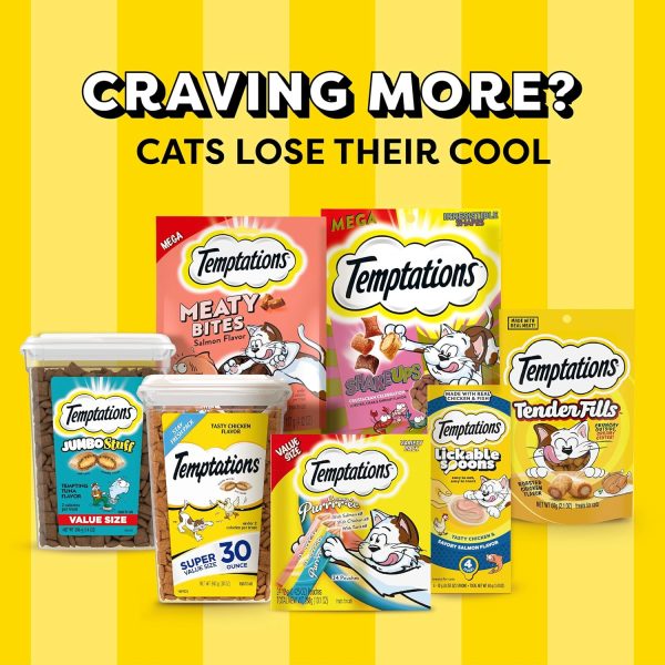 Temptations Jumbo Stuff Cat Treats Chicken Flavor Resealable-11
