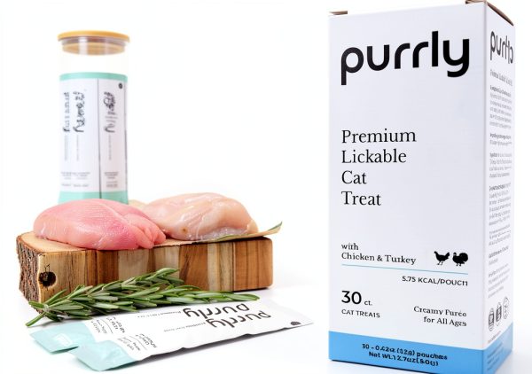Purrly Cat Treats Human Grade Protein Low Calorie-1