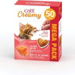 Salmon Lickable Cat Treats Hagen Tubes Pet Supplies-0