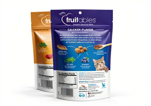 Fruitables Cat Treats Healthy Low Calorie Crunchy Superfoods-7