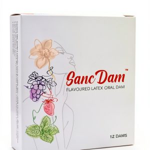 SancDam Oral Sex Dams 12 Pack UltraThin 0.07mm Strawberry Mint Vanilla-0