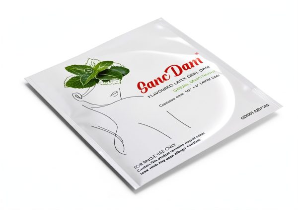 SancDam Oral Sex Dams 12 Pack UltraThin 0.07mm Strawberry Mint Vanilla-3