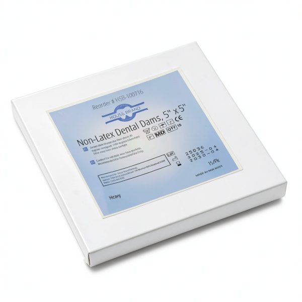 HSB Non Latex Dental Dams Purple 5x5 15 Pack House Brand Dentistry-3