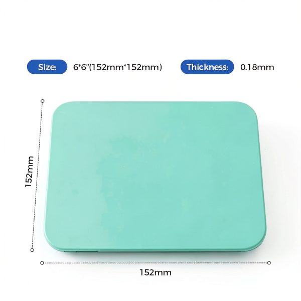 Latex Dental Dam JMU 6x6 Mint Green Medium Powder-Free Pack of 36-3