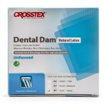 Dental Dam Crosstex 19301 Heavy Gauge 6x6 Blue Latex Pack of 36-0