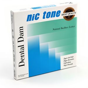 Dental Lab Nic Tone Natural Latex Rubber Dental Dam 36 Sheet Pack-0