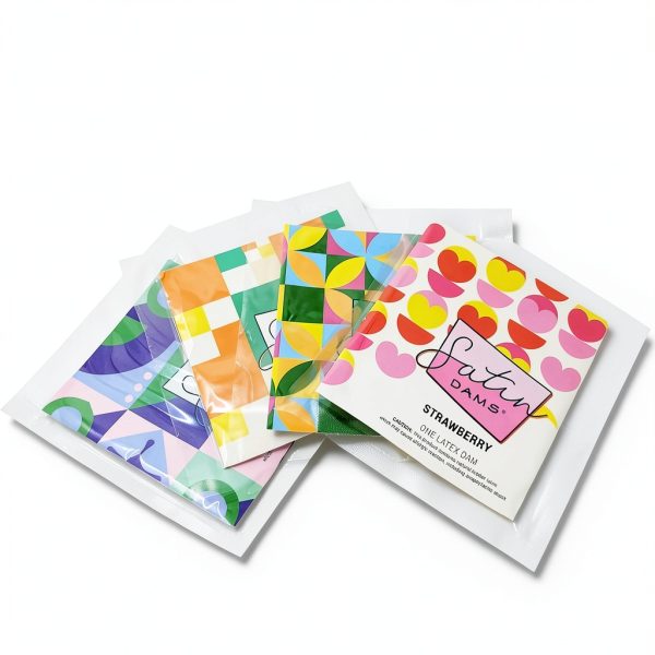 Satin Dams 100 Latex Dental Dams – Assorted Scents – Sealed-1