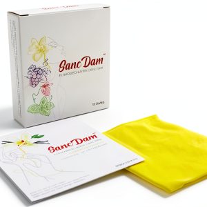 Vanilla 12 Count SancDam Ultra-Thin Dental Dam for Couples Oral Sex-0