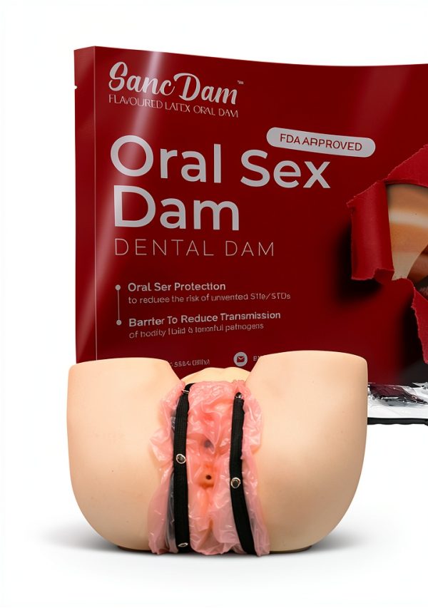 SancDam Flavored Dental Dams 4 Pack Ultra Thin 0.07mm Elastic Strap-7