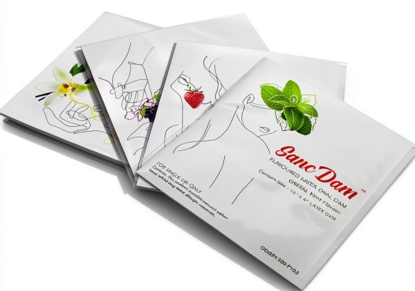 Grape 12 Count Ultra Thin Dental Dam Sanctuary Health Oral Protection-5
