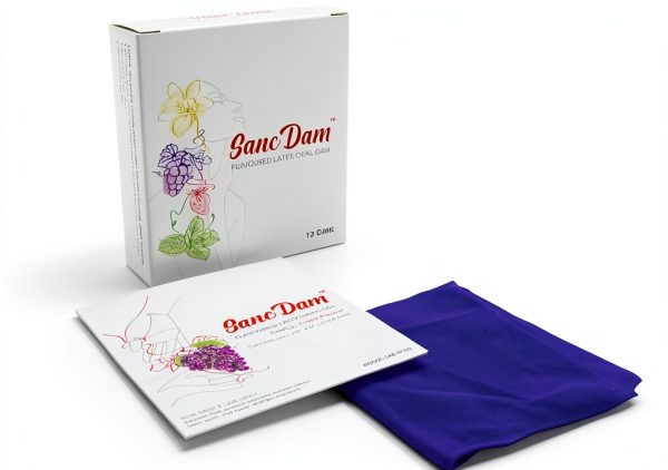 Grape 12 Count Ultra Thin Dental Dam Sanctuary Health Oral Protection-0